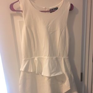 Lulus Asymmetrical White Dress
